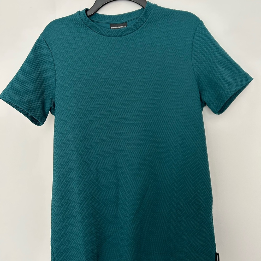 Emporio Armani Green Short Sleeve Tee